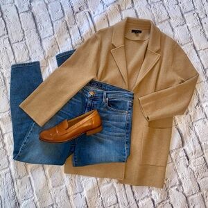 J. Crew Camel Sweater Coat